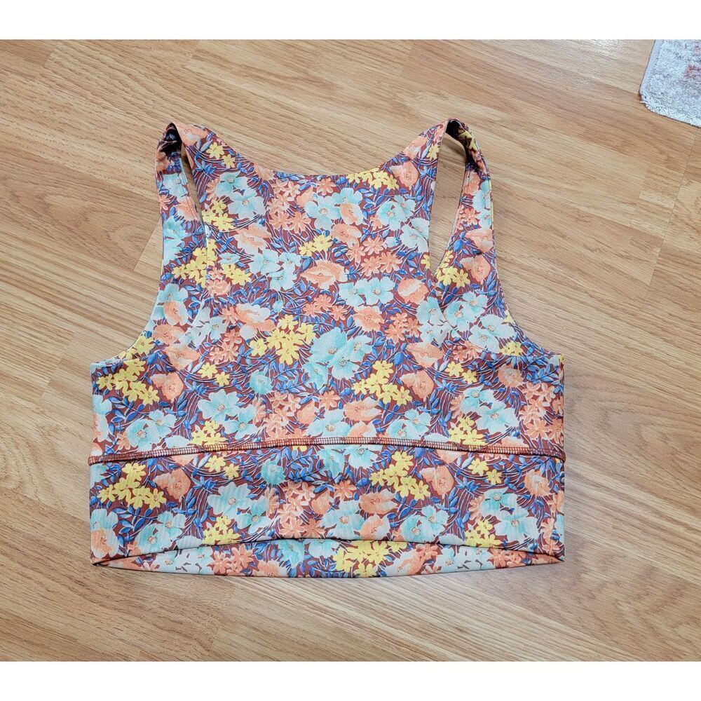 Veronica Beard Floral Print Sport Bra S - Picture 3 of 6